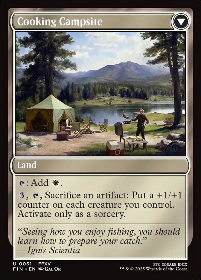 Sidequest: Catch a Fish // Cooking Campsite card image