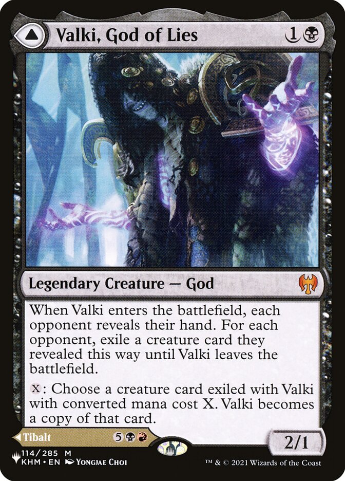 Valki, God of Lies // Tibalt, Cosmic Impostor card image