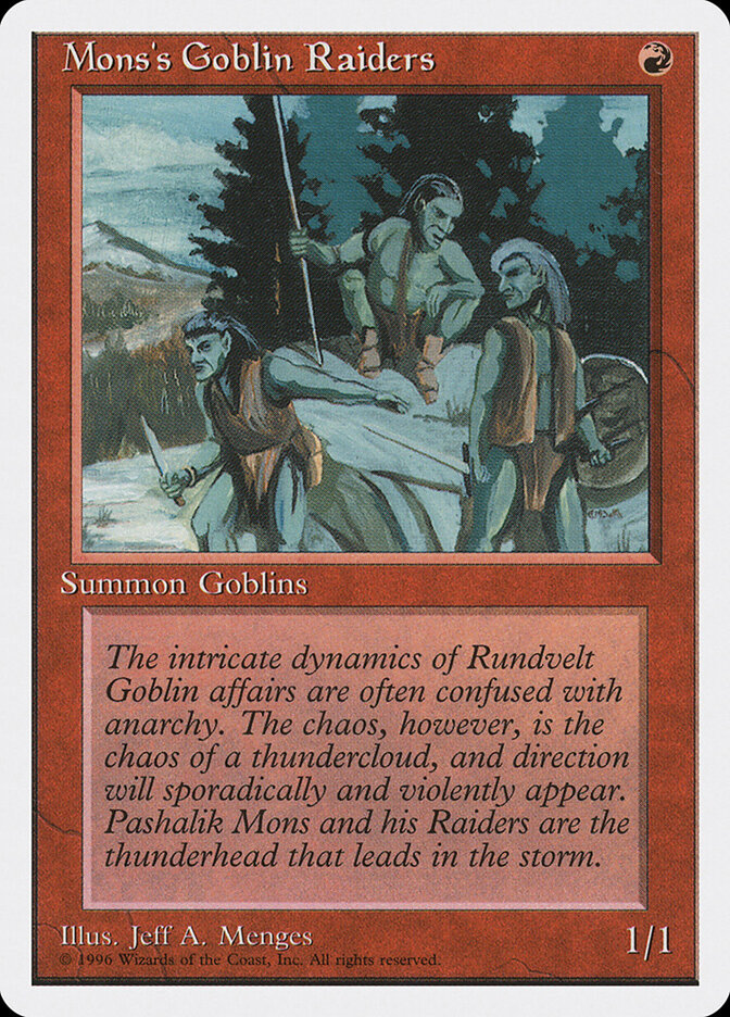 Mons's Goblin Raiders card image