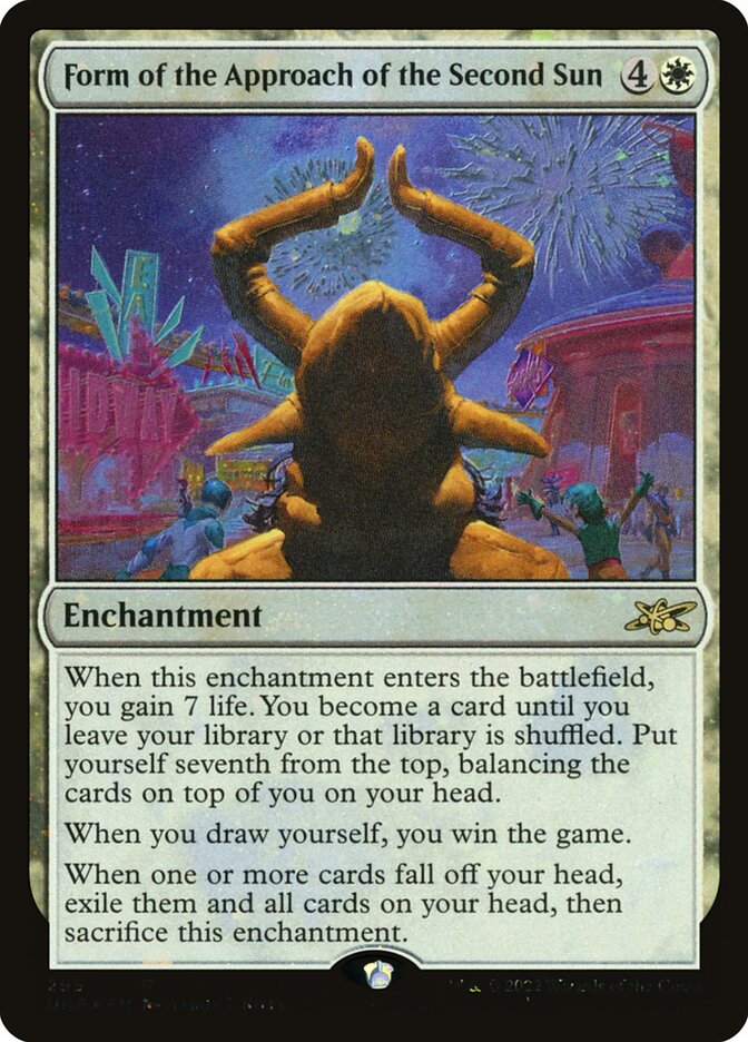 Form of the Approach of the Second Sun card image