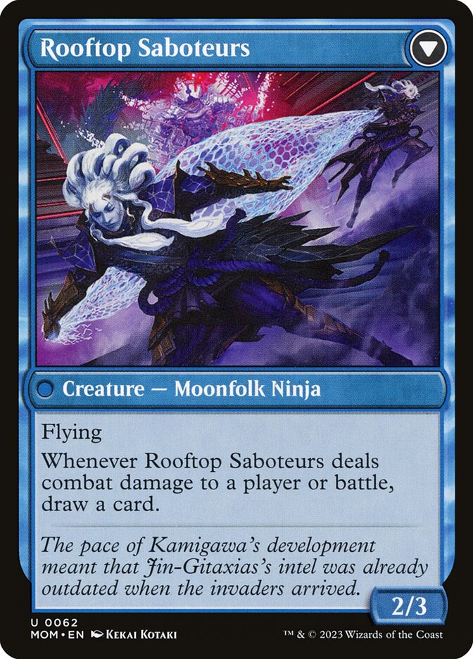 Invasion of Kamigawa // Rooftop Saboteurs card image