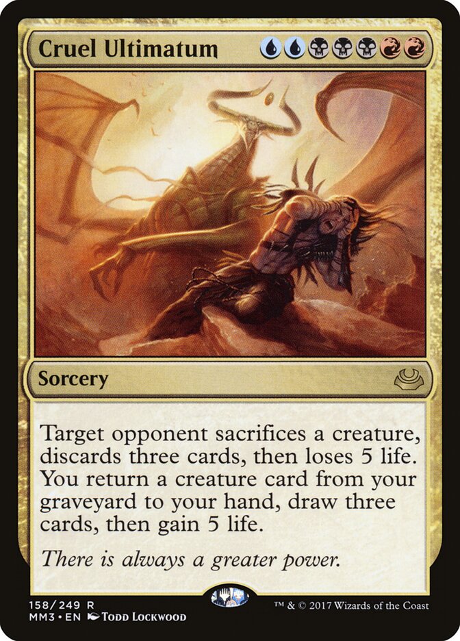 Cruel Ultimatum card image