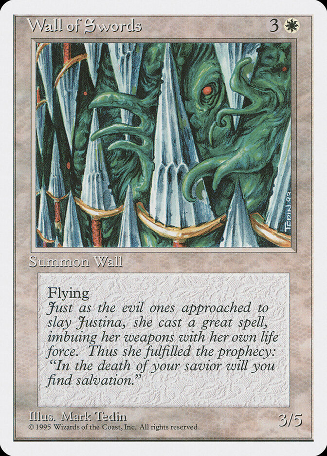 Wall of Swords card image