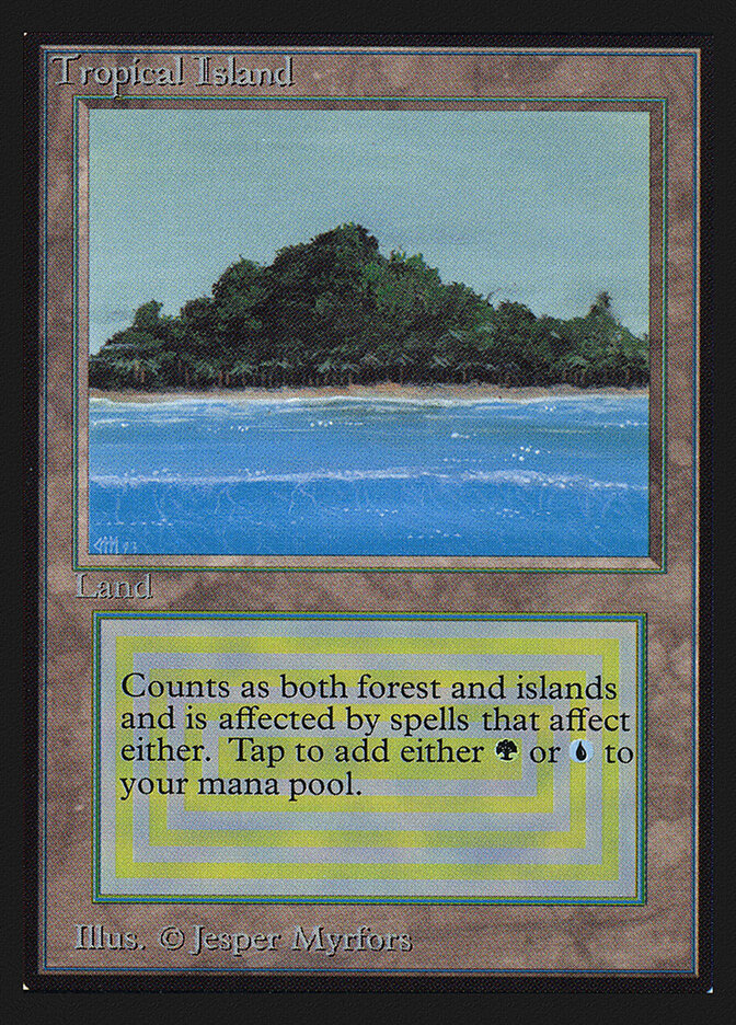 Tropical Island card image