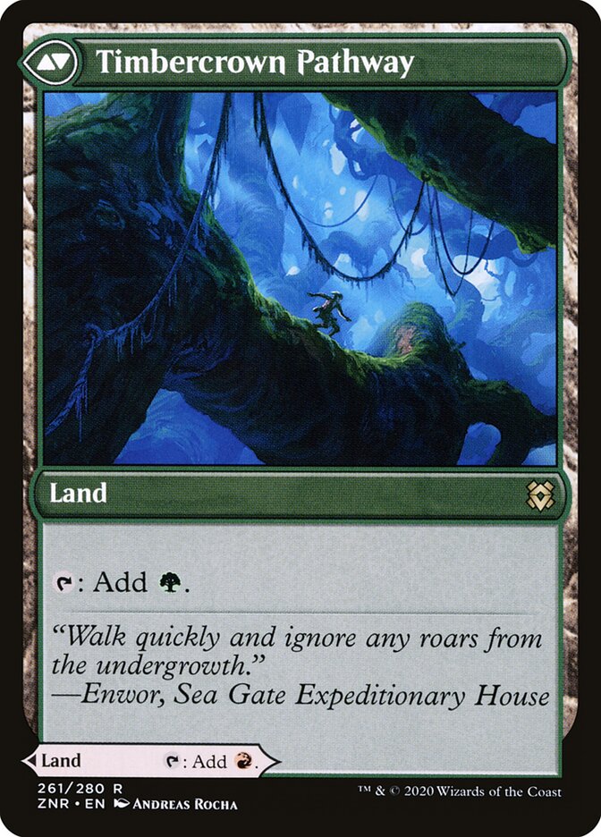 Cragcrown Pathway // Timbercrown Pathway card image