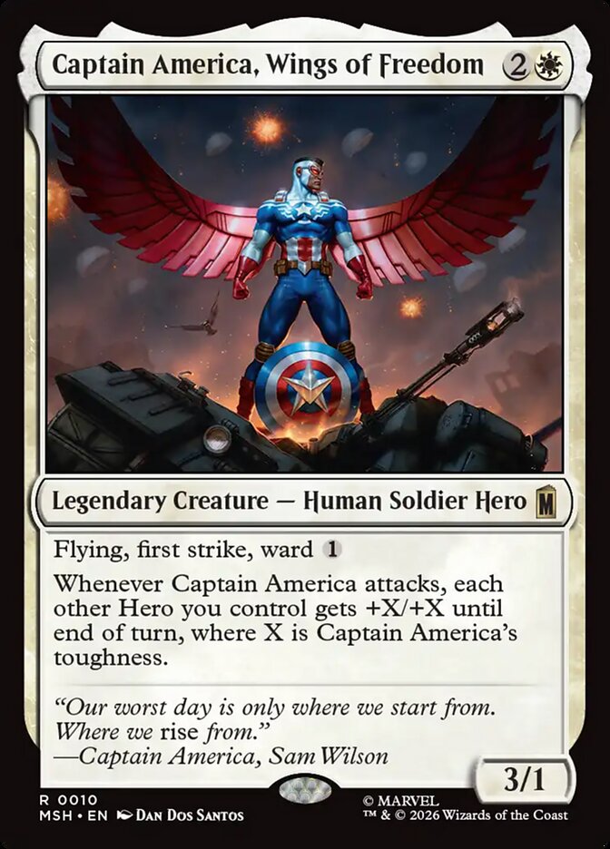 Captain America, Wings of Freedom card image