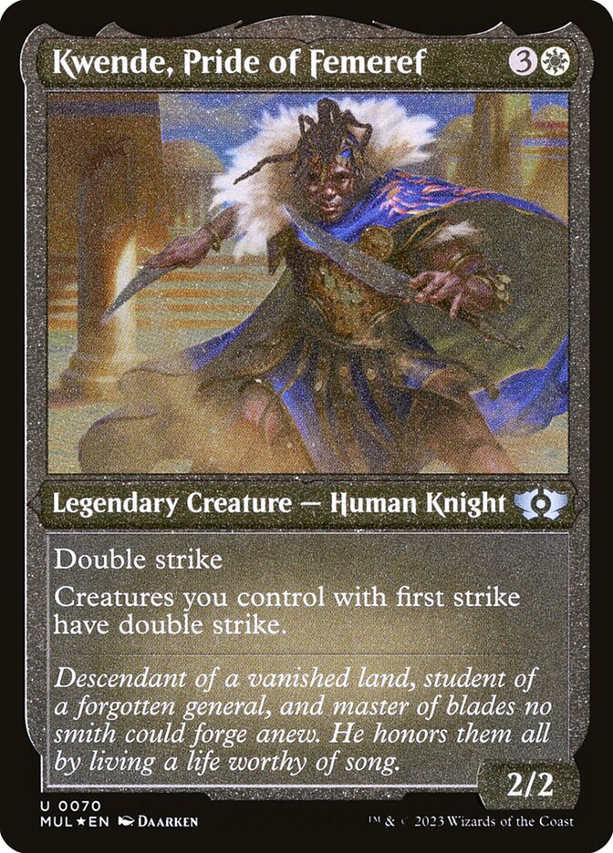 Kwende, Pride of Femeref card image