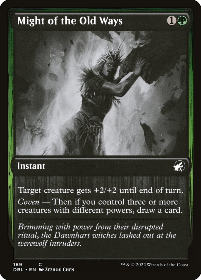 Might of the Old Ways card image