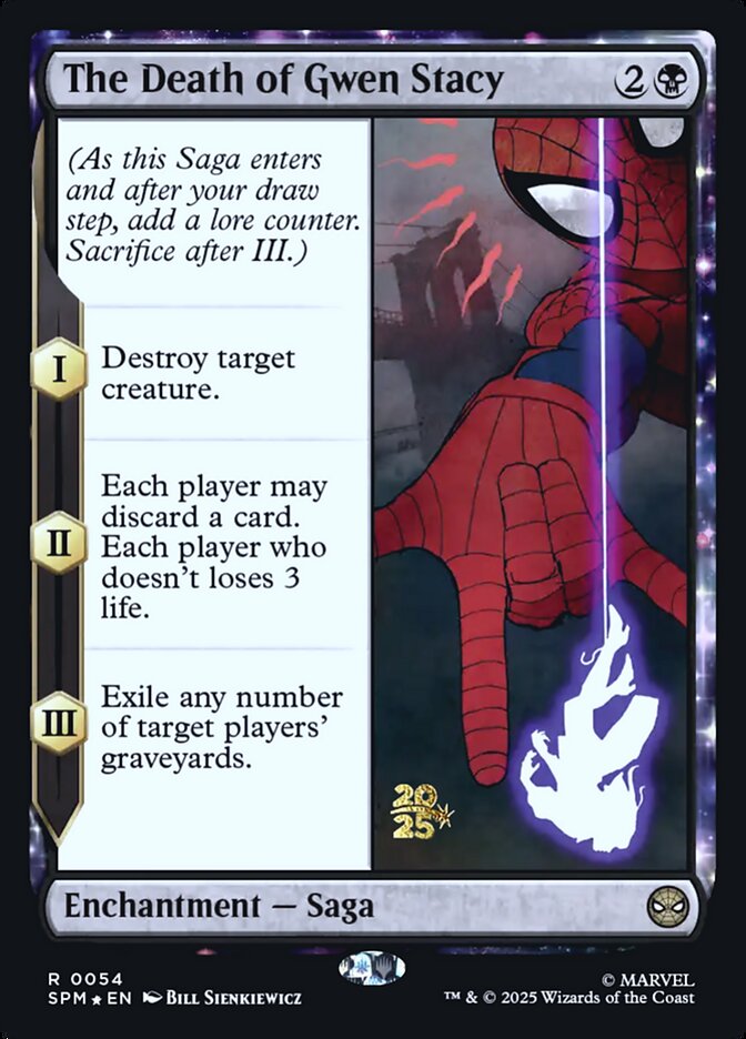 The Death of Gwen Stacy card image