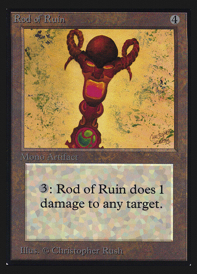 Rod of Ruin card image