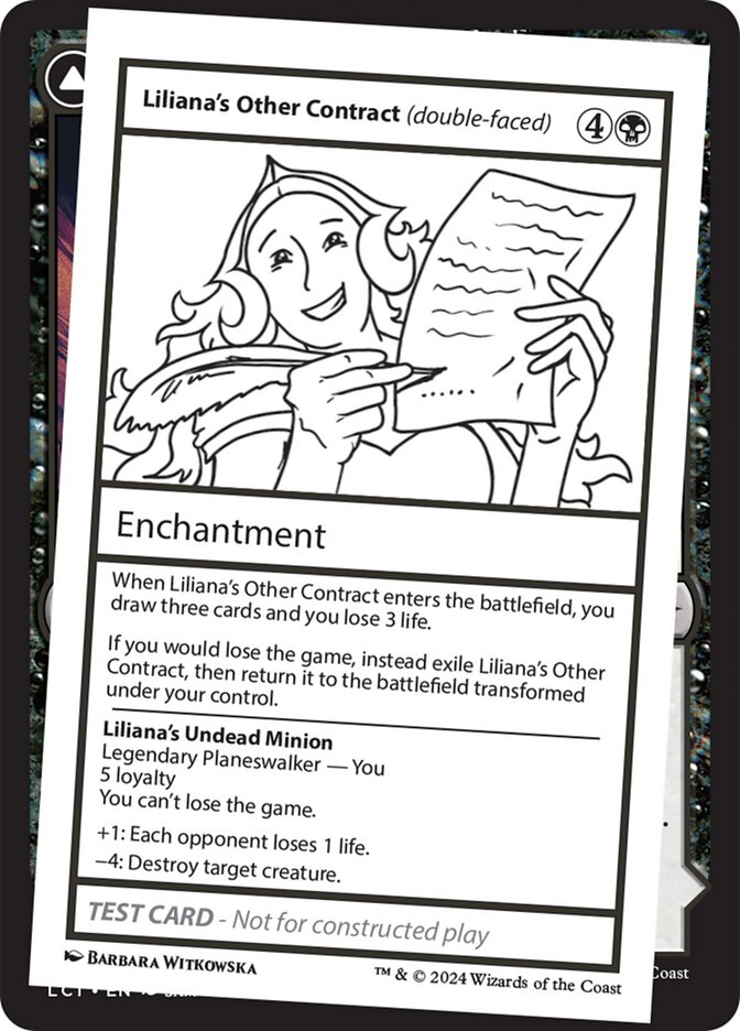 Liliana's Other Contract // Liliana's Undead Minion card image
