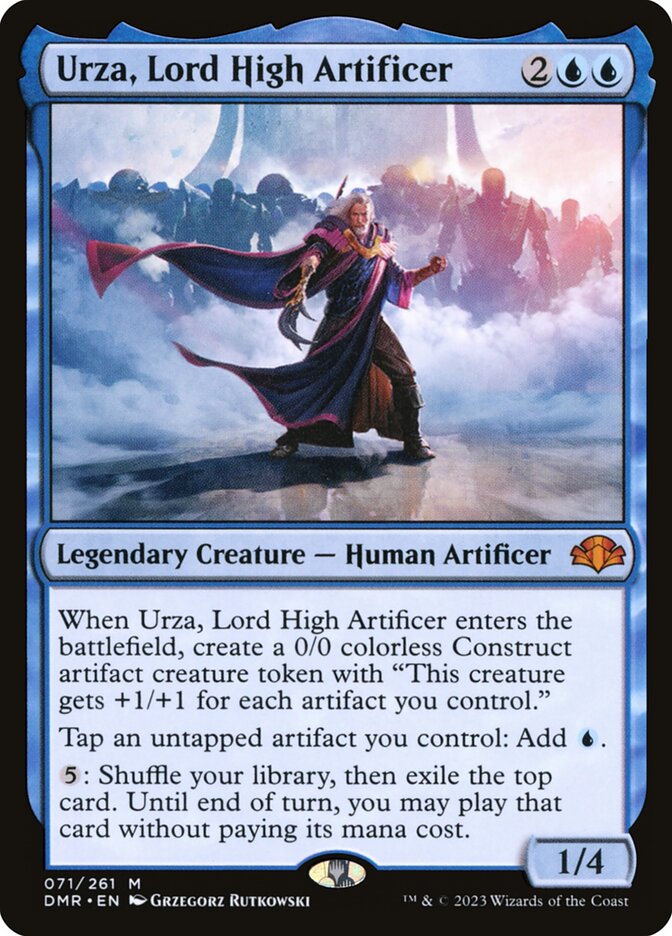 Urza, Lord High Artificer card image