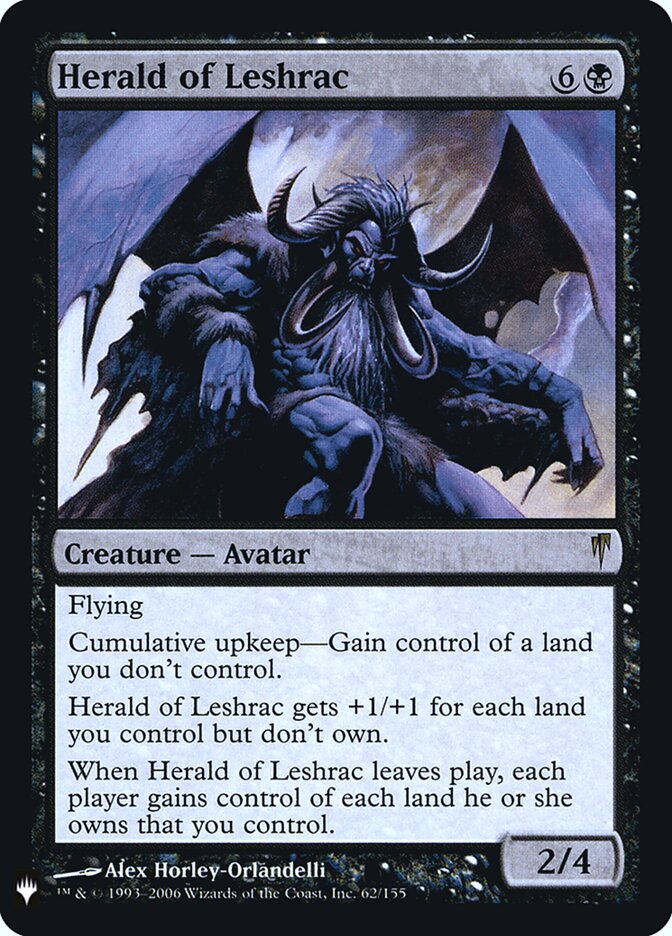 Herald of Leshrac card image