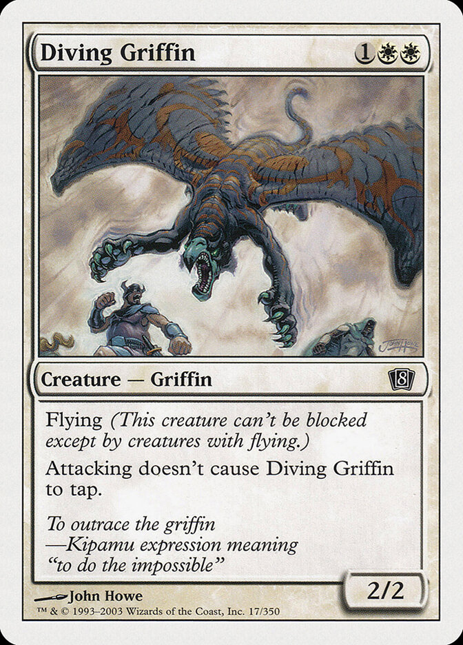 Diving Griffin card image