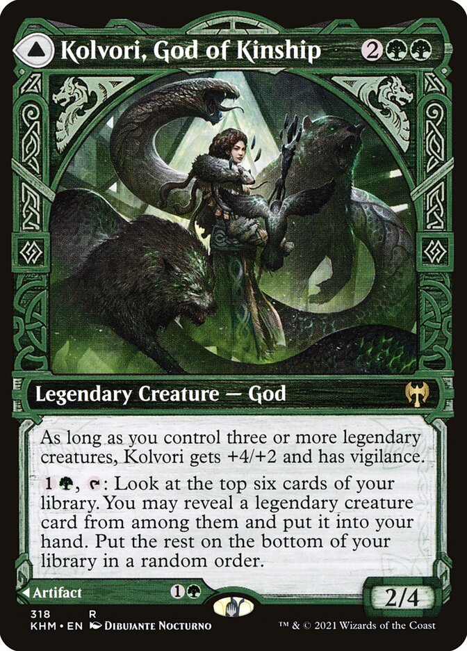 Kolvori, God of Kinship // The Ringhart Crest card image