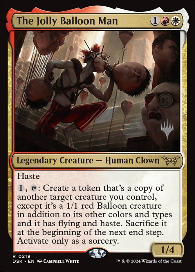 The Jolly Balloon Man card image