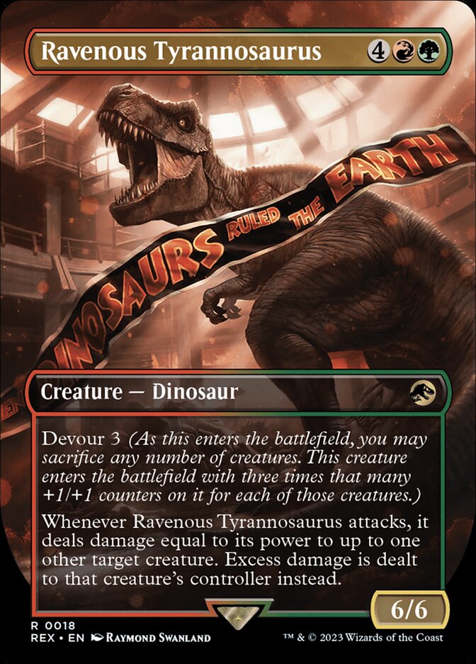 Ravenous Tyrannosaurus card image