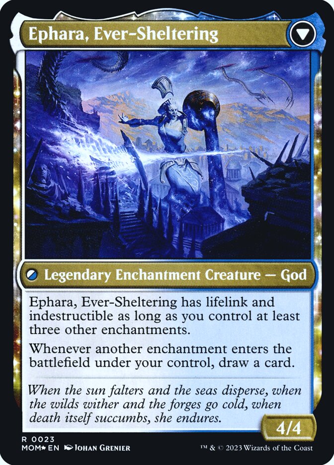 Invasion of Theros // Ephara, Ever-Sheltering card image