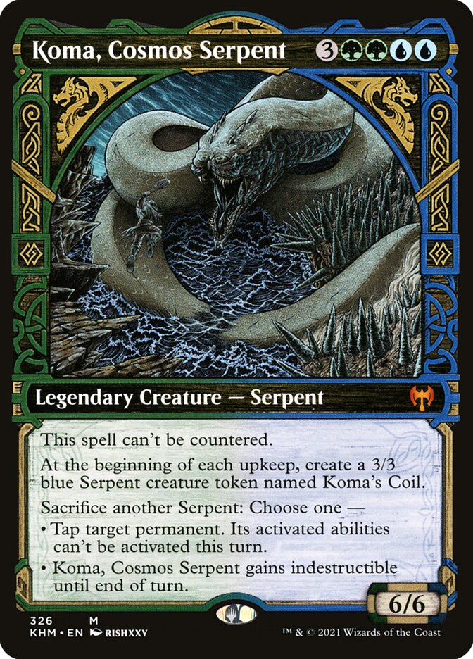 Koma, Cosmos Serpent card image