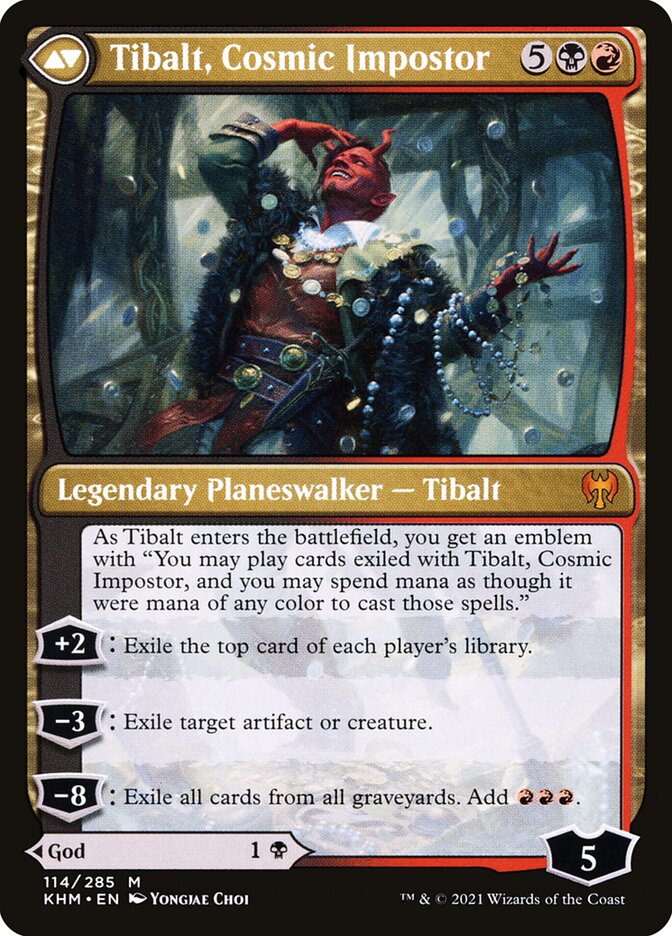 Valki, God of Lies // Tibalt, Cosmic Impostor card image
