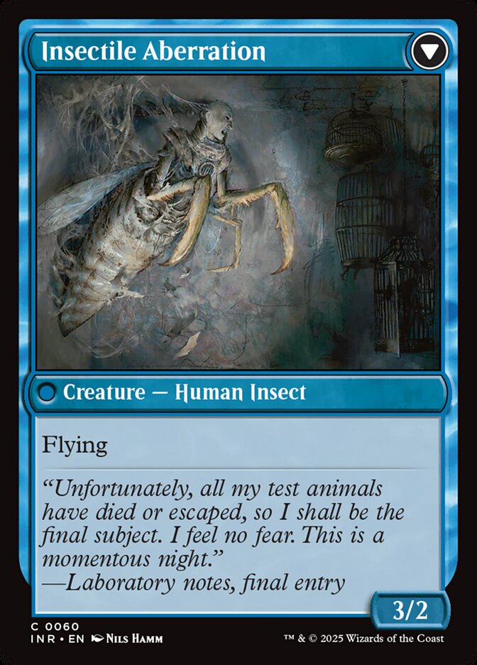 Delver of Secrets // Insectile Aberration card image