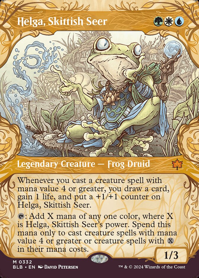 Helga, Skittish Seer card image