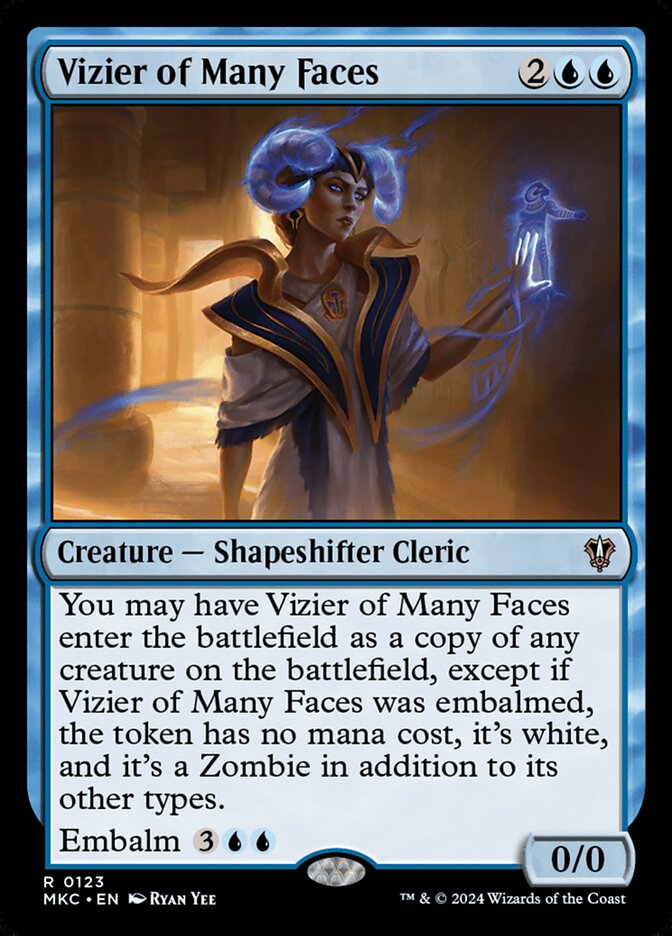 Vizier of Many Faces card image