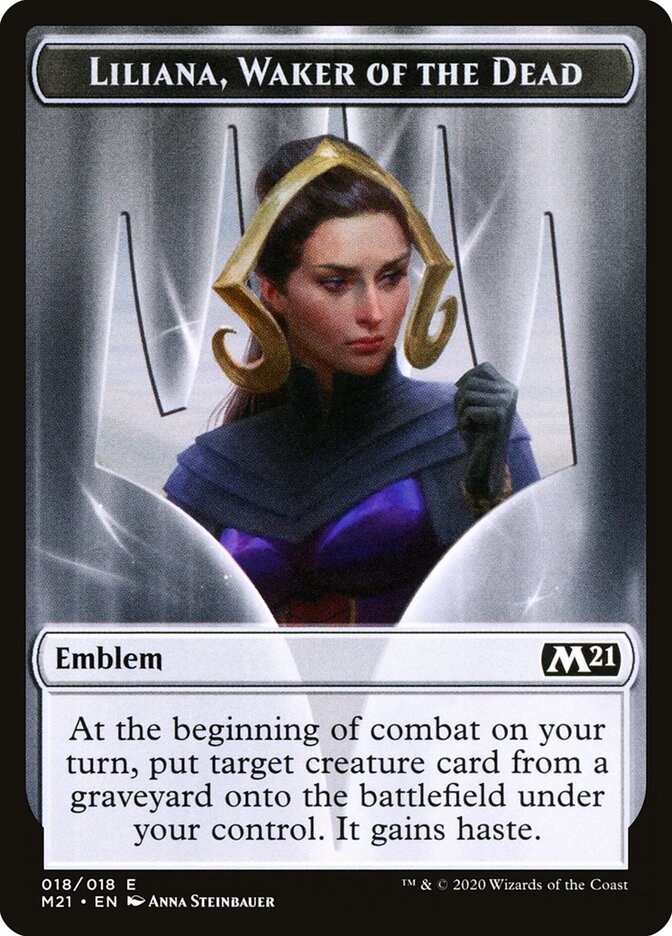 Liliana, Waker of the Dead Emblem card image