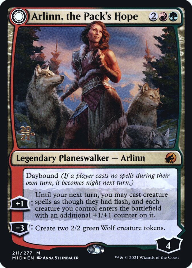 Arlinn, the Pack's Hope // Arlinn, the Moon's Fury card image