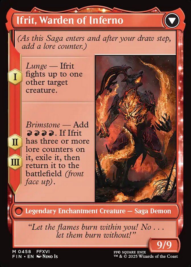 Clive, Ifrit's Dominant // Ifrit, Warden of Inferno card image
