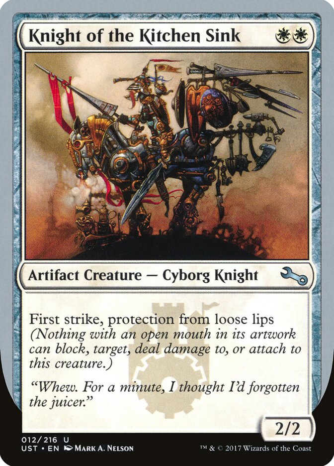 Knight of the Kitchen Sink card image