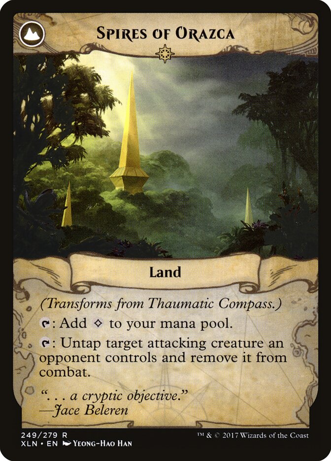 Thaumatic Compass // Spires of Orazca card image