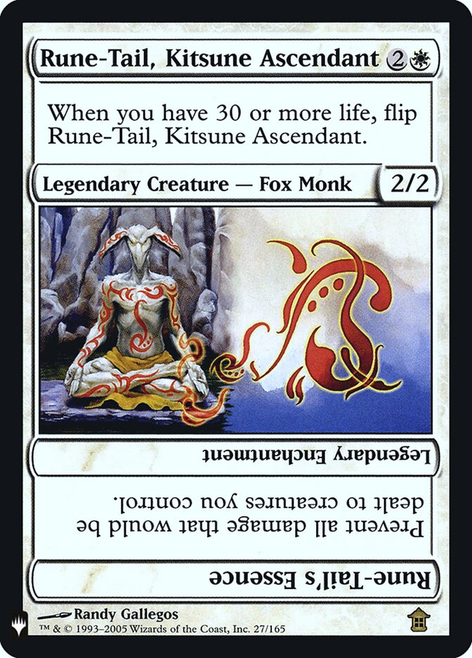 Rune-Tail, Kitsune Ascendant // Rune-Tail's Essence card image