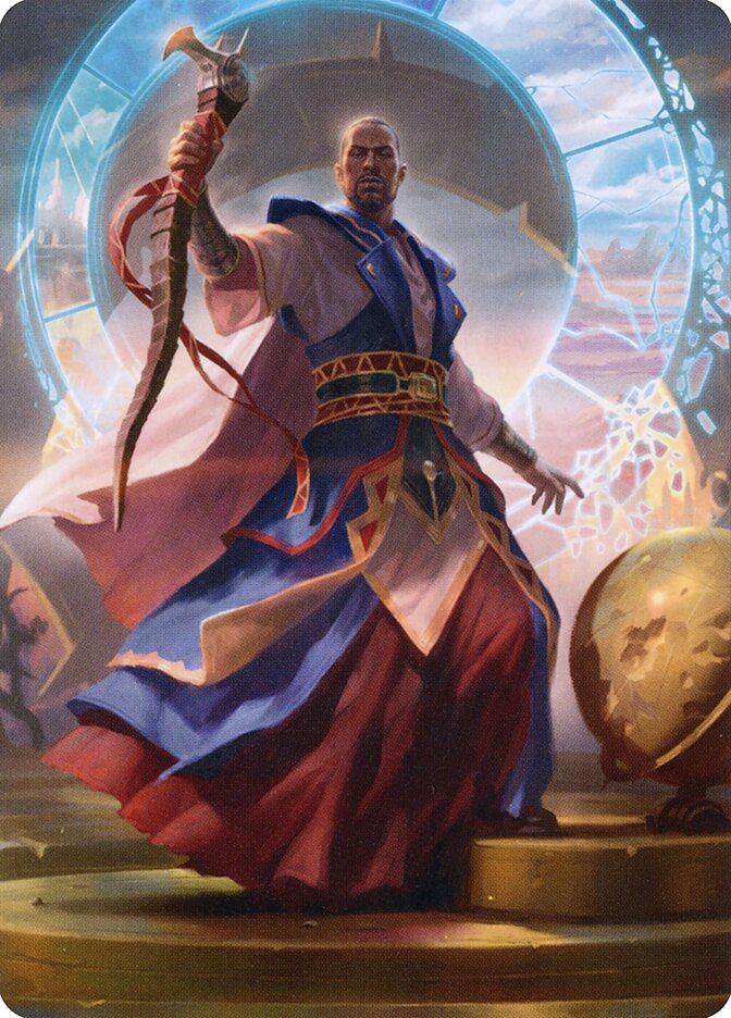 Teferi, Who Slows the Sunset // Teferi, Who Slows the Sunset card image