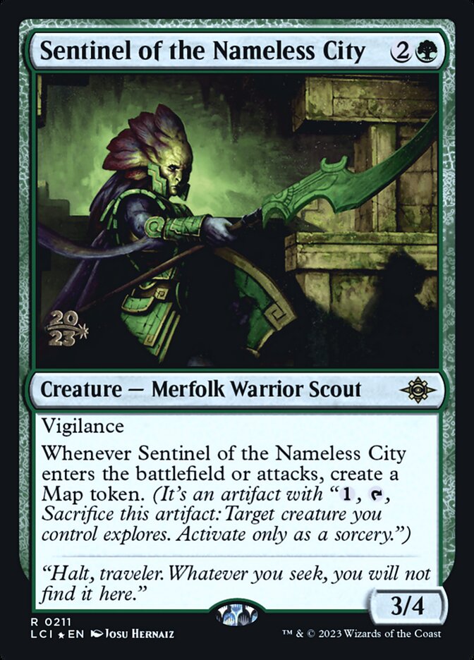 Sentinel of the Nameless City card image