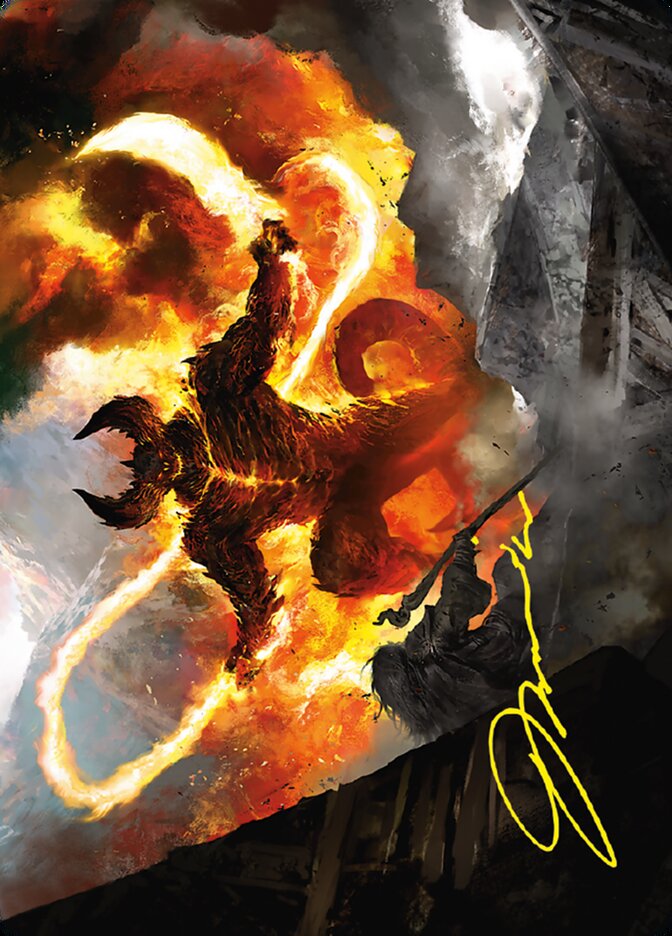 The Balrog, Flame of Udûn // The Balrog, Flame of Udûn card image