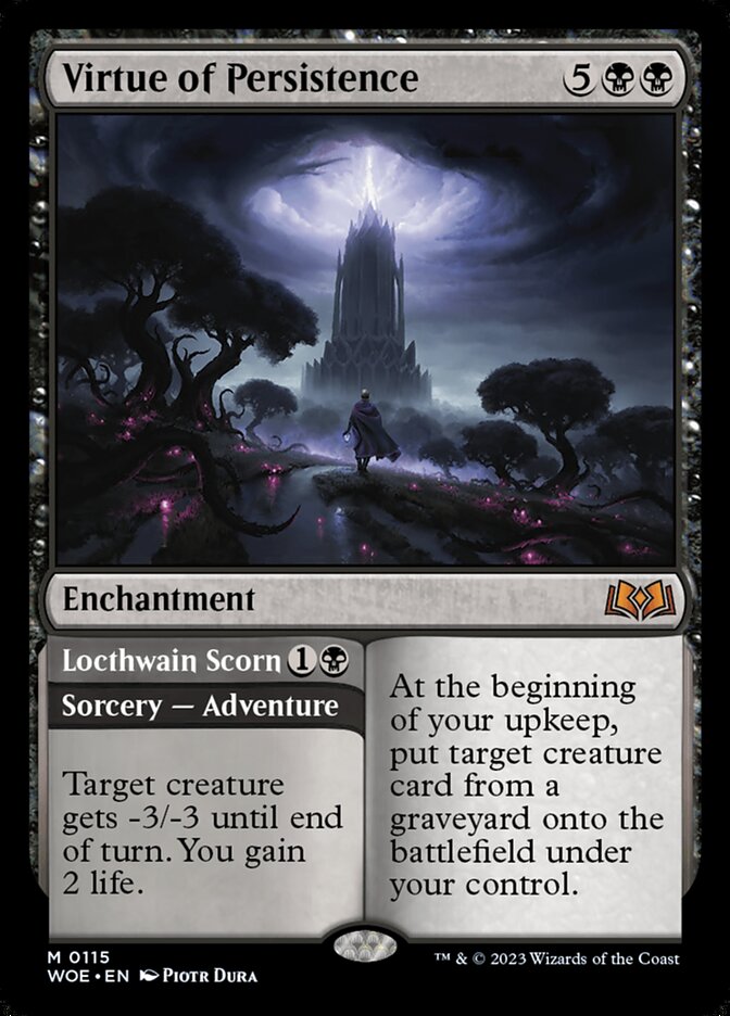 Virtue of Persistence // Locthwain Scorn card image