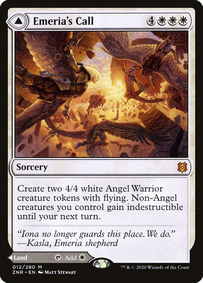 Emeria's Call // Emeria, Shattered Skyclave card image