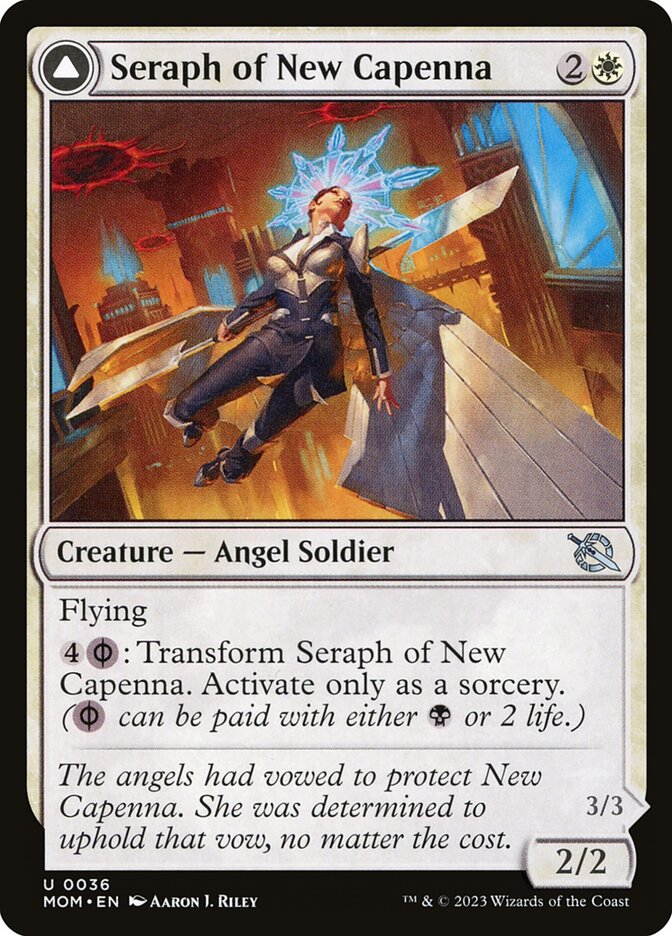 Seraph of New Capenna // Seraph of New Phyrexia card image