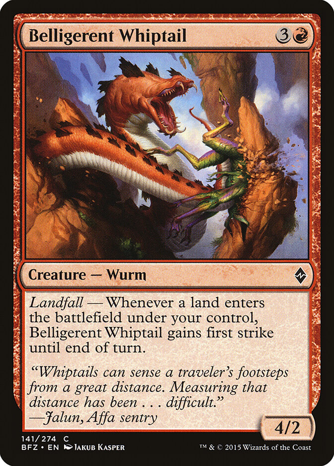 Belligerent Whiptail card image