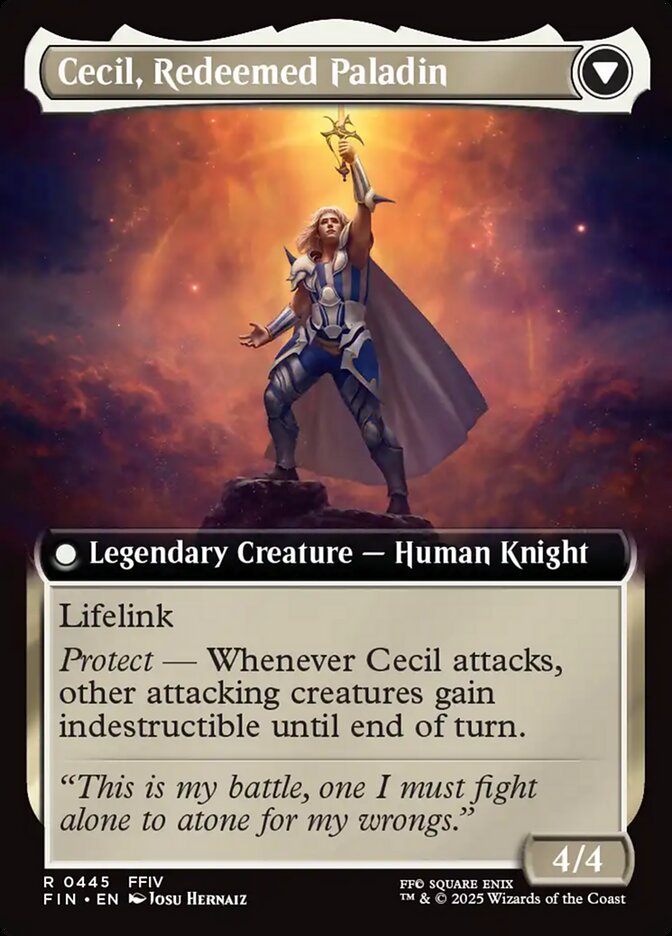 Cecil, Dark Knight // Cecil, Redeemed Paladin card image