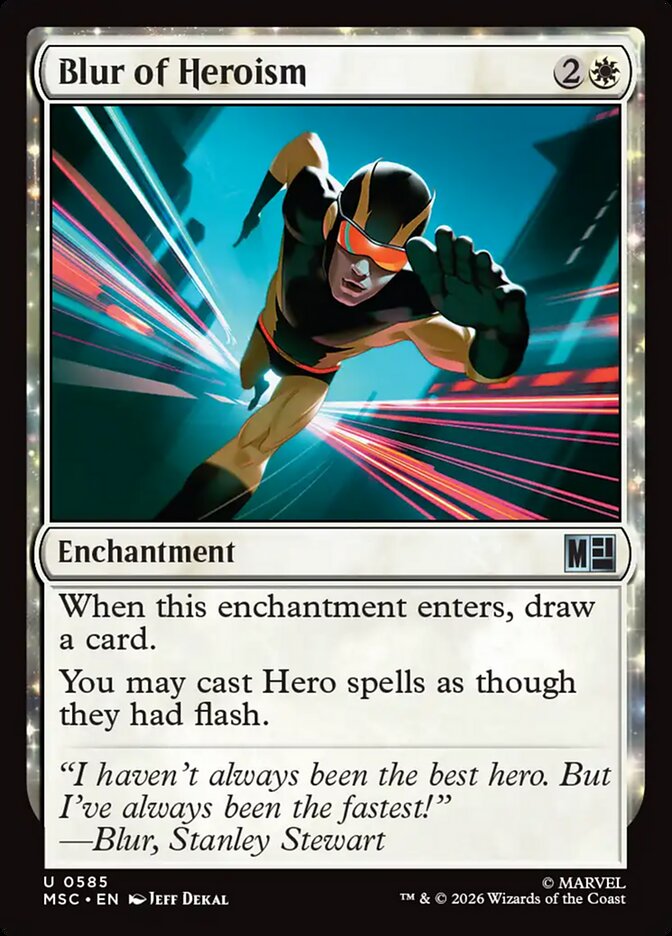 Blur of Heroism card image
