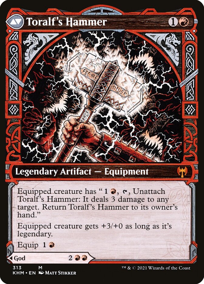 Toralf, God of Fury // Toralf's Hammer card image
