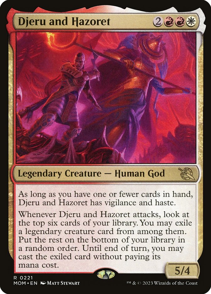 Djeru and Hazoret card image