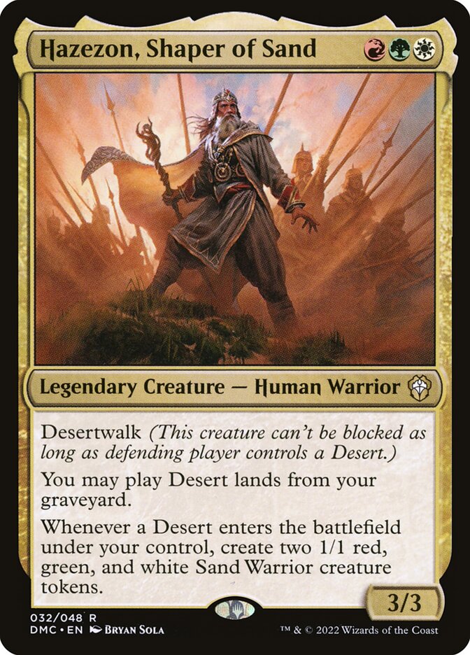 Hazezon, Shaper of Sand card image