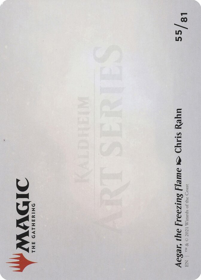 Aegar, the Freezing Flame // Aegar, the Freezing Flame card image