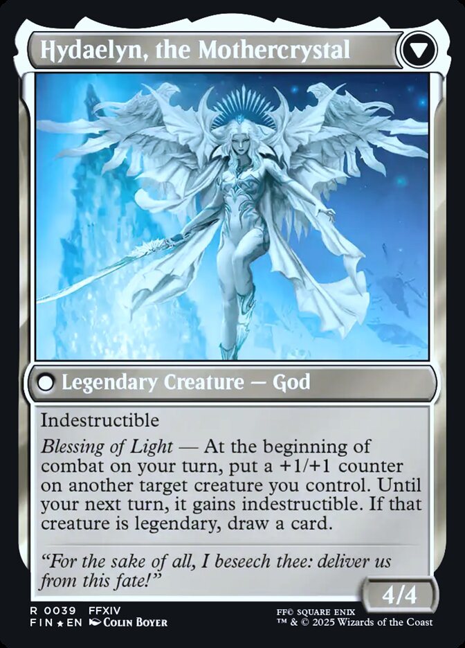 Venat, Heart of Hydaelyn // Hydaelyn, the Mothercrystal card image