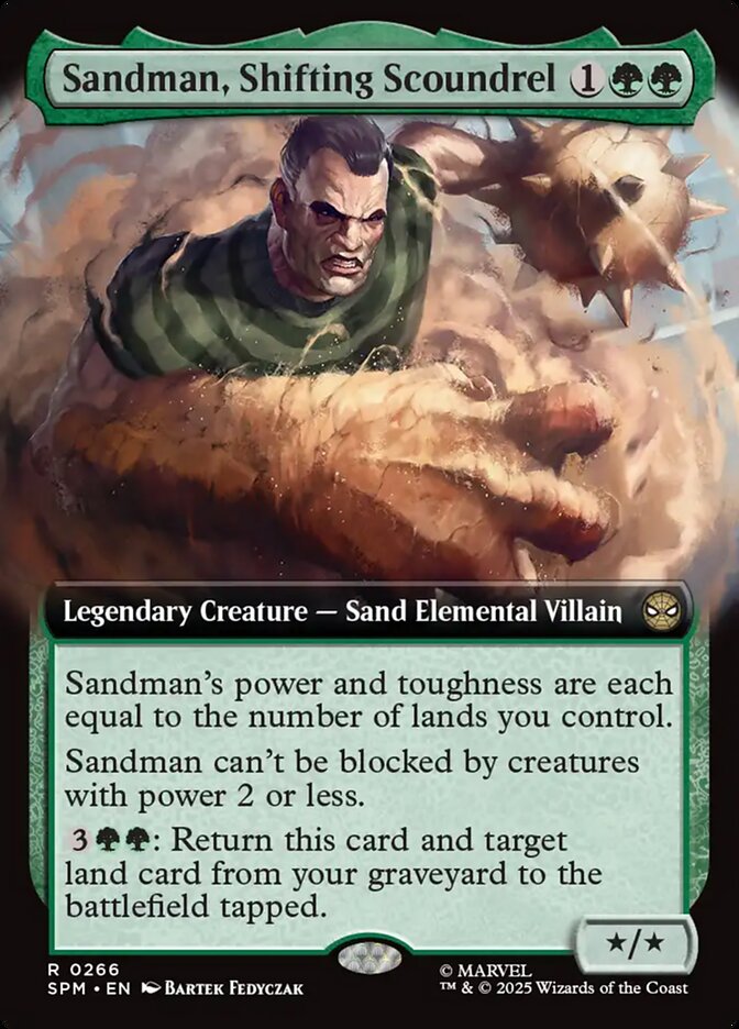 Sandman, Shifting Scoundrel card image