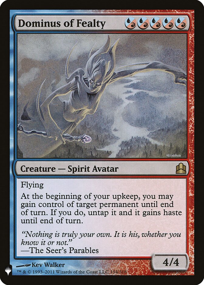 Dominus of Fealty card image