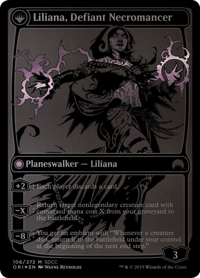 Liliana, Heretical Healer // Liliana, Defiant Necromancer card image